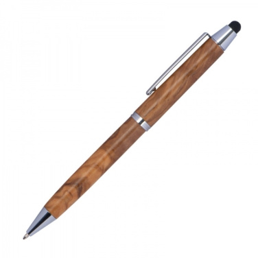 Logotrade advertising products photo of: Wooden ballpen with touch function ERFURT