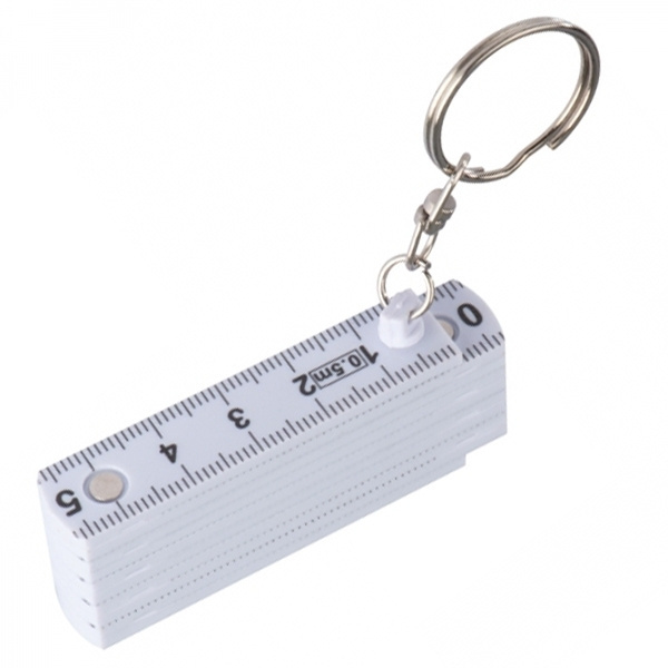 Logotrade promotional giveaway picture of: Keyring with 0,5m ruler