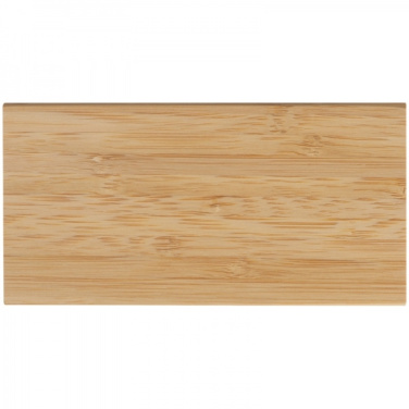 Logo trade promotional merchandise image of: Bamboo power bank KATOWICE