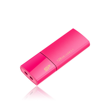 Logo trade advertising products picture of: Pendrive Silicon Power 3.0 Blaze B05,pink