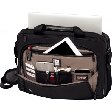 Logo trade promotional merchandise image of: Laptop bag Wenger Source 16''