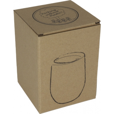 Logotrade promotional items photo of: Stainless steel mug with wooden look BRIGHTON 380 ml