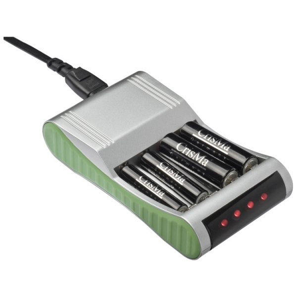 Logo trade promotional item photo of: Battery charger THUNDER BAY