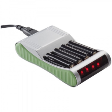 Logo trade business gift photo of: Battery charger THUNDER BAY