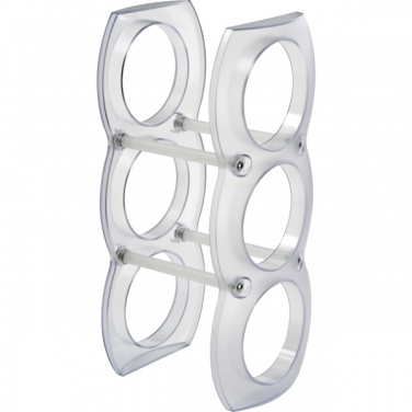 Logo trade promotional items picture of: Plastic wine rack MONTEGO BAY