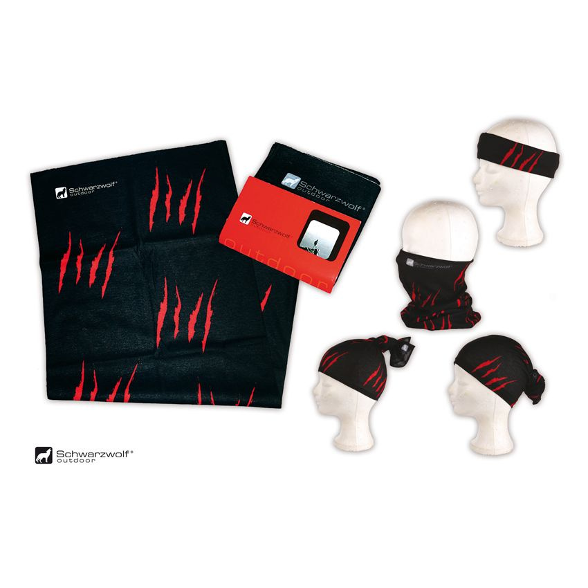 Logotrade promotional product picture of: Multifunction bandana BANDANA Schwarzwolf