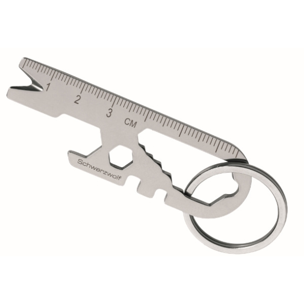 Logo trade promotional products picture of: Multifunctional keychain ATACAMA Schwarzwolf