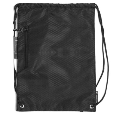 Logotrade corporate gift image of: Drawstring bag NUNAVUT Schwarzwolf