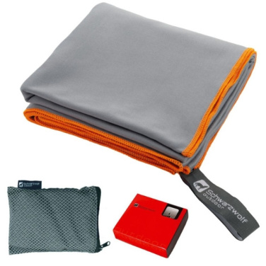 Logotrade promotional items photo of: Towel MALAREN Schwarzwolf