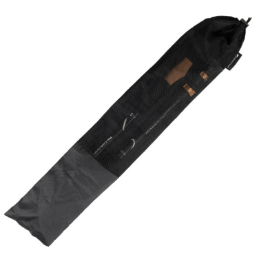 Logo trade promotional merchandise photo of: Trekking poles DENALI Schwarzwolf