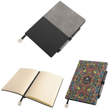 Logo trade promotional merchandise image of: Notepad A5 & ballpoint pen REPORTER Pierre Cardin