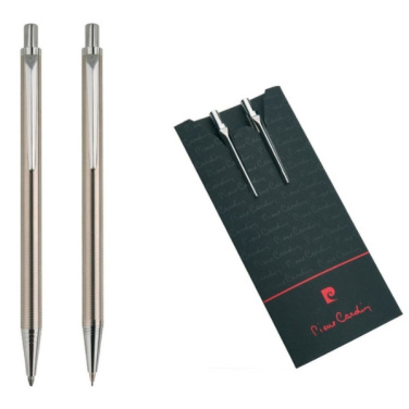 Logo trade promotional gifts image of: Writing set ballpoint pen & pencil AMOUR Pierre Cardin