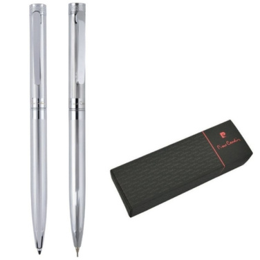 Logo trade promotional product photo of: Writing set ballpoint pen & pencil RENEE Pierre Cardin