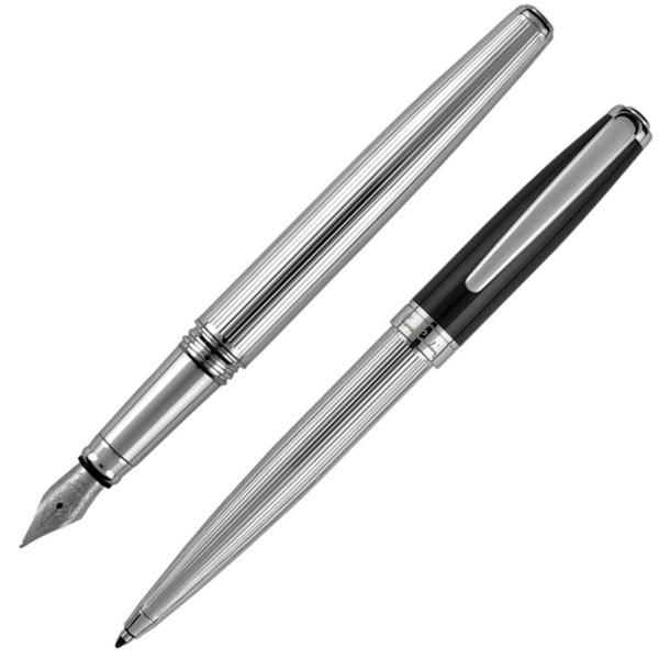 Logotrade promotional item picture of: Writing set ballpoint pen & fountain pen CHRISTOPHE Pierre Cardin
