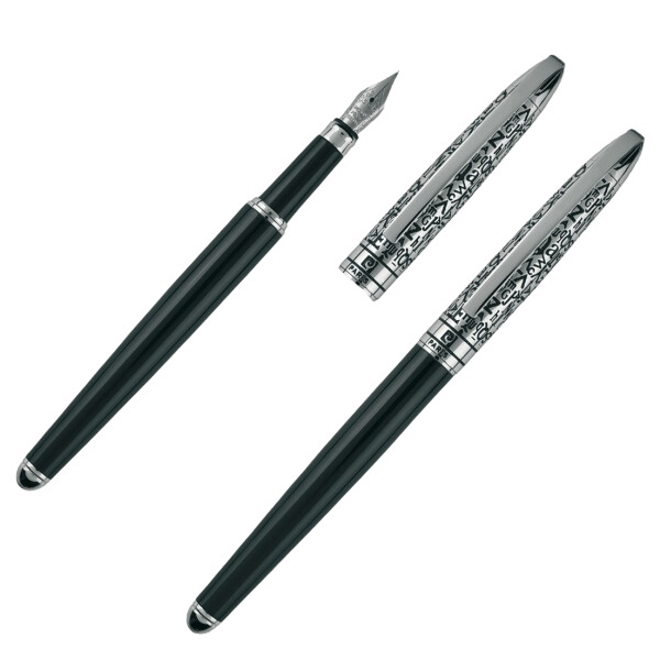 Logo trade corporate gift photo of: Writing set ballpoint pen & fountain pen JACQUES Pierre Cardin