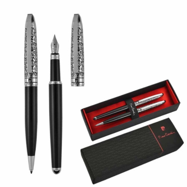 Logo trade promotional items picture of: Writing set ballpoint pen & fountain pen JACQUES Pierre Cardin