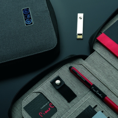 Logo trade promotional gifts picture of: Folder A5 & power bank 4000 mAh SORBONNE Pierre Cardin