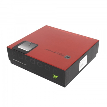 Logo trade promotional item photo of: Hip flask MADONIE Schwarzwolf