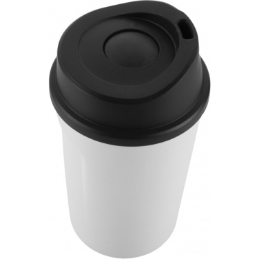 Logo trade promotional merchandise image of: Thermo mug LIARD Schwarzwolf