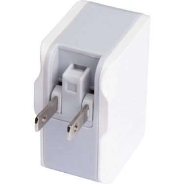 Logo trade promotional gifts image of: Travel adapter ANTWERP