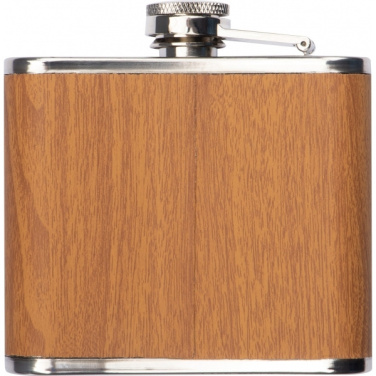 Logo trade promotional items image of: Hip flask HOOGSTRATEN 170 ml