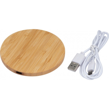 Logo trade corporate gifts image of: Wireless charger MONS