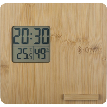Logotrade corporate gifts photo of: Bamboo weather station GRANADA