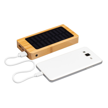 Logotrade promotional products photo of: Bamboo power bank BAKERSFIELD