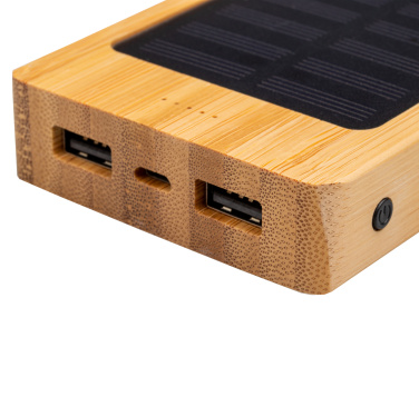 Logo trade business gifts image of: Bamboo power bank BAKERSFIELD