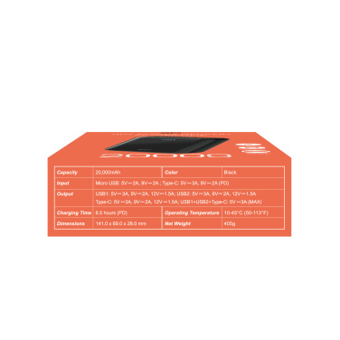 Logotrade advertising product image of: Power bank Silicon Power QS28 20000 mAh