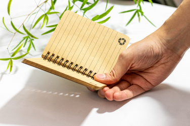 Logo trade promotional gifts image of: A6 notebook PHOENIX