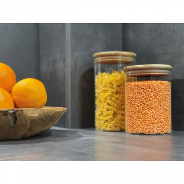 Logo trade promotional items image of: Borosilicate container ONTARIO 1000 ml