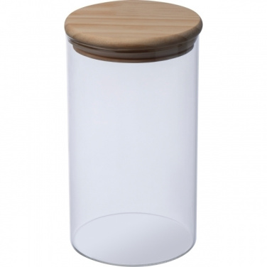 Logotrade promotional items photo of: Borosilicate container ONTARIO 1000 ml