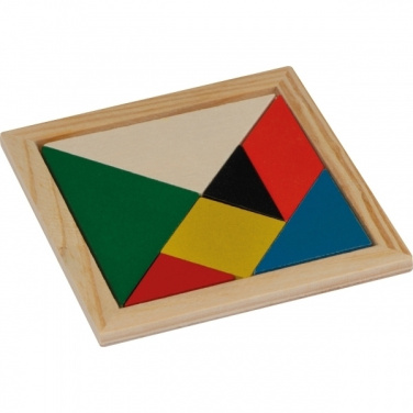 Logo trade business gift photo of: Wooden puzzle PORTO