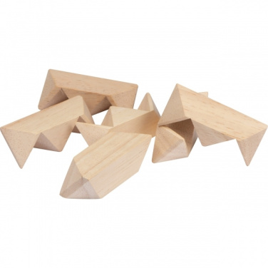 Logo trade corporate gifts image of: Wooden puzzle TOULOUSE