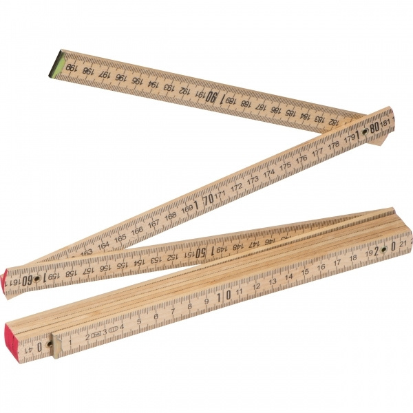 Logo trade corporate gifts image of: Folding rule ST. GALLEN