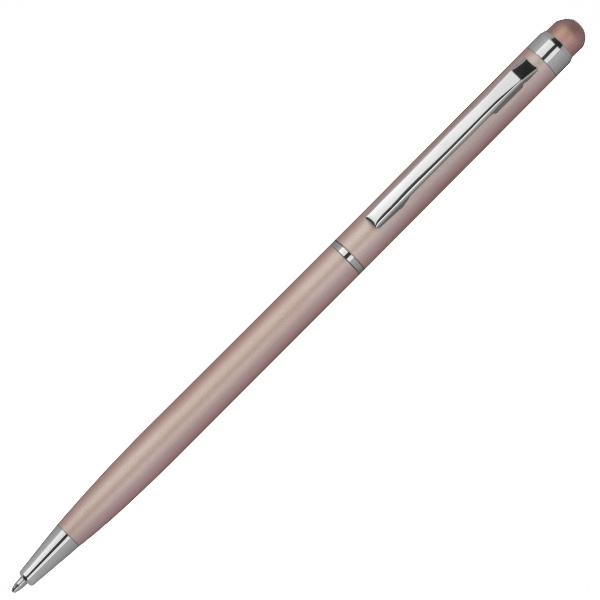 Logo trade promotional merchandise picture of: Ball pen with touch function CATANIA