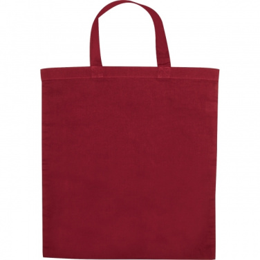 Logo trade promotional merchandise image of: Cotton bag with short handles BREGENZ