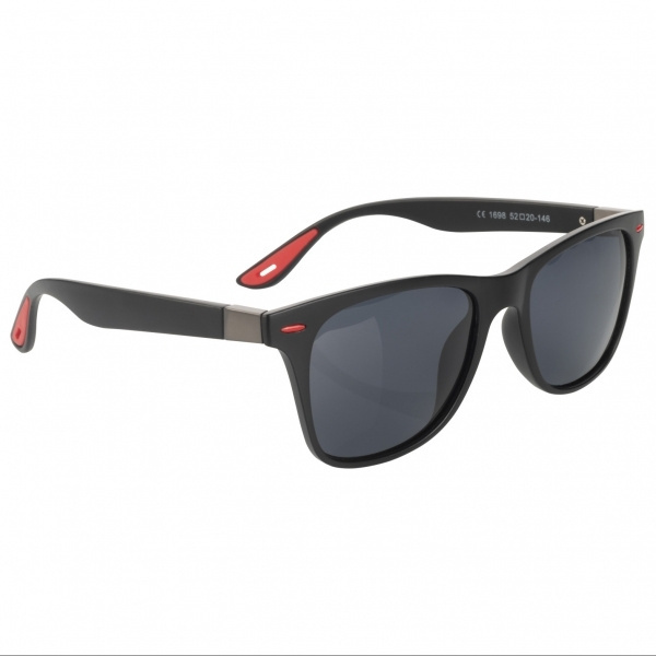 Logo trade promotional merchandise picture of: Sunglasses MAHAVELI Schwarzwolf