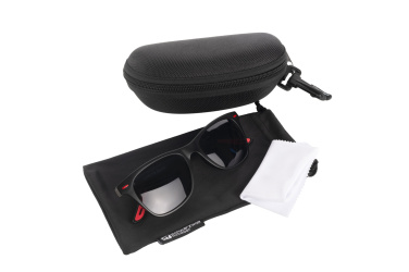 Logo trade promotional item photo of: Sunglasses MAHAVELI Schwarzwolf