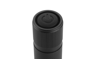 Logo trade promotional gifts image of: Flashflight KIKAI Schwarzwolf