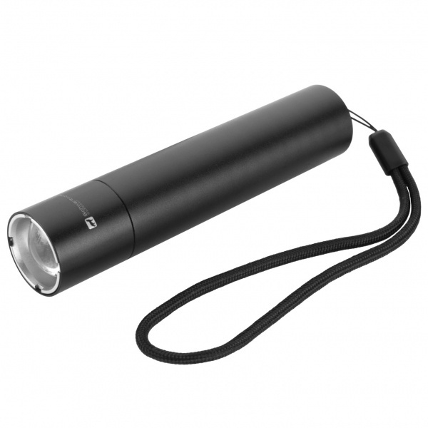 Logo trade promotional items picture of: Flashflight ZAGROS Schwarzwolf