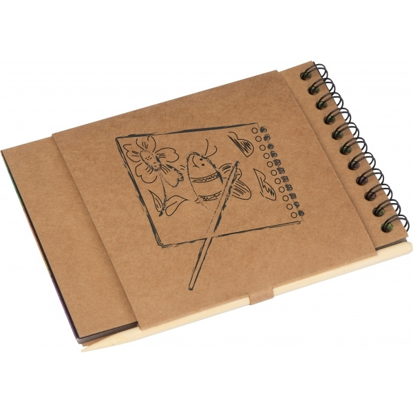 Logo trade promotional items picture of: Scratching block INNSBRUCK