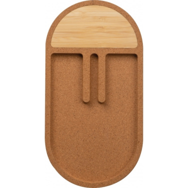 Logo trade promotional products picture of: Desk organiser with charging station LANCASTER