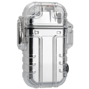 Logo trade promotional merchandise image of: Electrical lighter CALBUCO Schwarzwolf