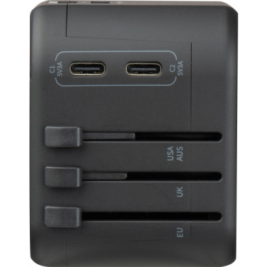 Logo trade promotional gift photo of: Travel Adapter Maracena