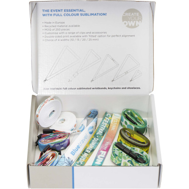 Logo trade promotional merchandise image of: Sublimation lanyards sample box
