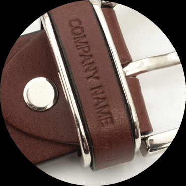 Logotrade promotional giveaway image of: Leather belt 502035000