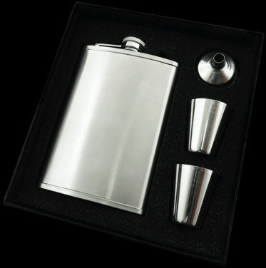 Logotrade promotional merchandise image of: Hip flask Set 92203600