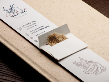 Logo trade promotional merchandise photo of: Recycled Banana Notebook 209734200